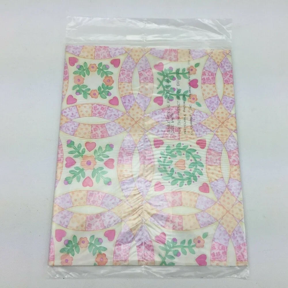 Double Wedding Ring Quilt Printed Gift Wrapping Paper Party Present 24